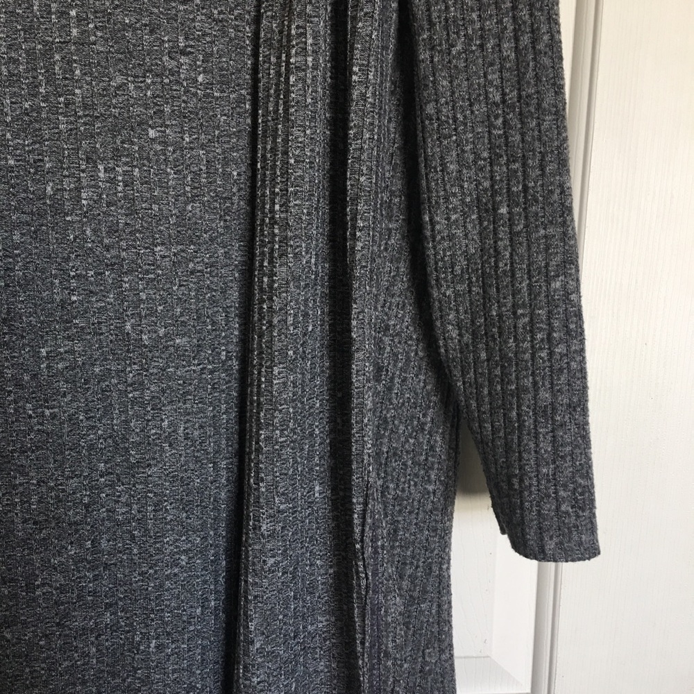 Rouge Collection Long Ribbed Cardigan - Picture 2 of 7
